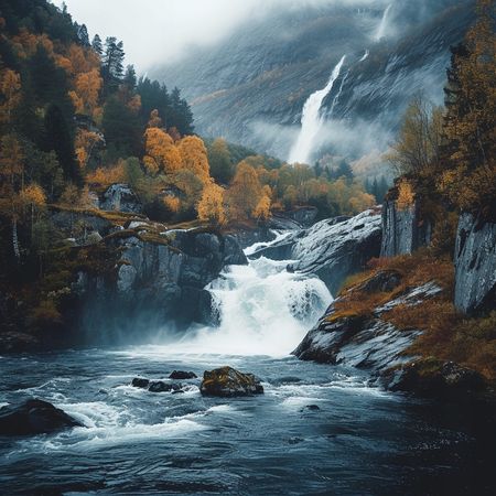 Obraz na płótnie canvas - Jesień w górach