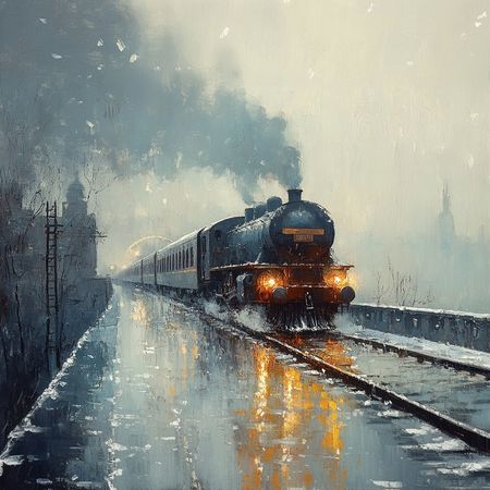 Obraz na płótnie canvas - Wsiąść do pociągu byle jakiego... ☺♫