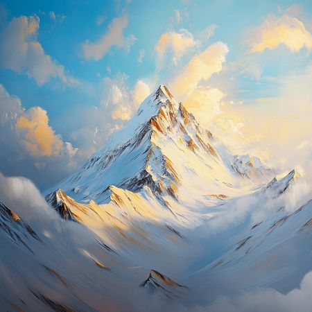 Obraz na płótnie canvas - Górskie szczyty w słońcu ☼