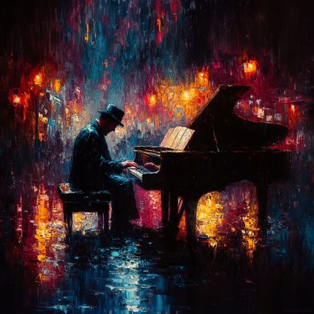 Obraz na płótnie canvas - Jazzowa noc