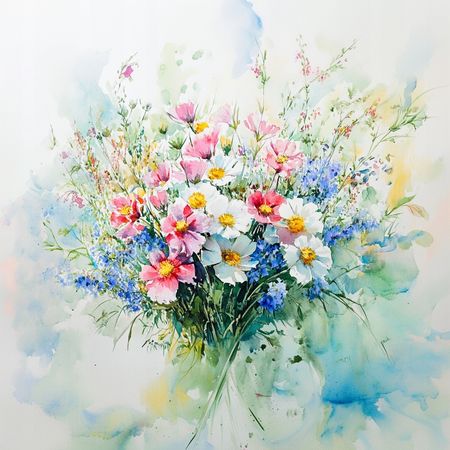 Obraz na płótnie canvas - Polne kwiaty