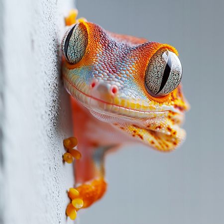 Obraz na płótnie canvas - Ciekawski gekon