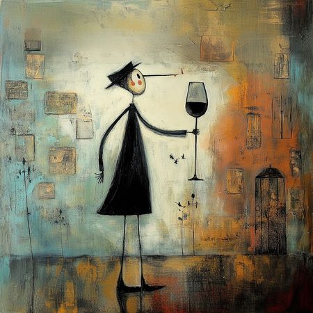 Obraz na płótnie canvas - Wine time ☺