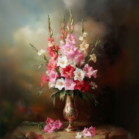 Obraz na płótnie canvas - Bukiet dla babci M.