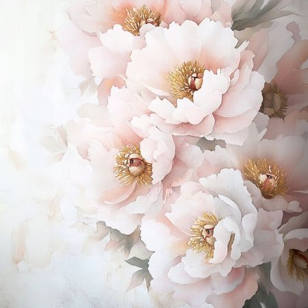 Obraz na płótnie canvas - Bukiet piwonii