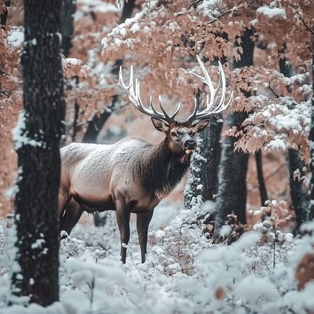 Obraz na płótnie canvas - Zimowy las
