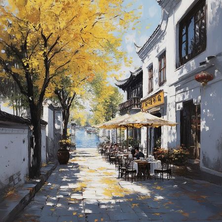 Obraz na płótnie canvas - Uliczka w Suzhou