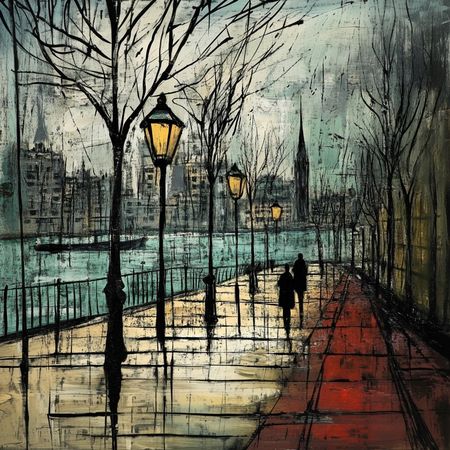 Obraz na płótnie canvas - Pejzaż miejski