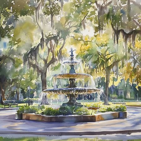 Obraz na płótnie canvas - Wiosna w parku