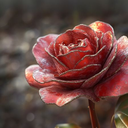 Obraz na płótnie canvas - Czerwona różyczka