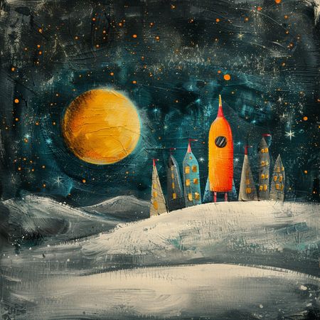 Obraz na płótnie canvas - Baza kosmiczna