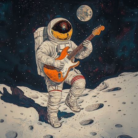 Obraz na płótnie canvas - Space Rock