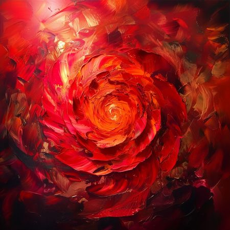 Obraz na płótnie canvas - Czerwona róża