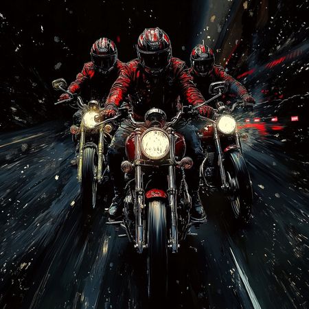 Obraz na płótnie canvas - Benny and The Bikers