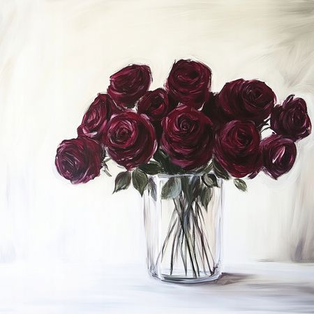 Obraz na płótnie canvas - Bukiet róż