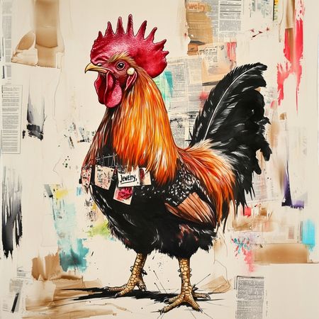 Obraz na płótnie canvas - Pan Kogut