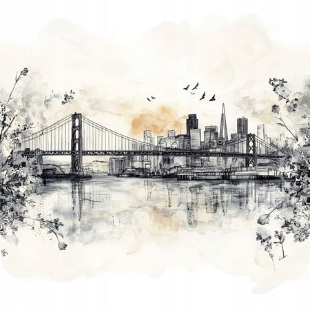 Obraz na płótnie canvas - Panorama San Francisco