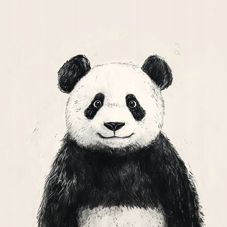 Obraz na płótnie canvas - Misiek panda