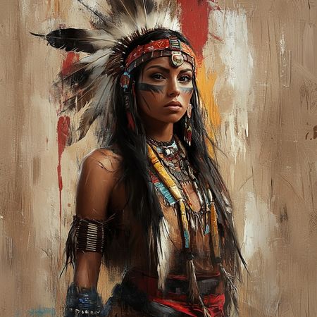 Obraz na płótnie canvas - Pocahontas