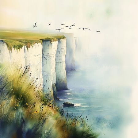 Obraz na płótnie canvas - White Cliffs of Dover