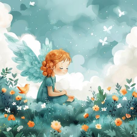 Obraz na płótnie canvas - Aniołek