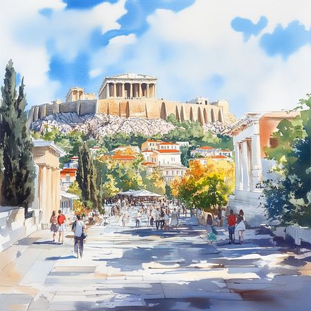 Obraz na płótnie canvas - Akropol