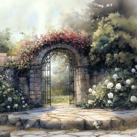 Obraz na płótnie canvas - Tajemniczy ogród