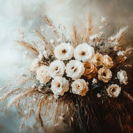 Obraz na płótnie canvas - W brązach i beżach