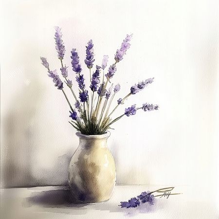 Obraz na płótnie canvas - Lawendowy bukiecik