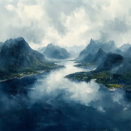 Obraz na płótnie canvas - Geirangerfjord