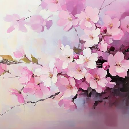 Obraz na płótnie canvas - Kwitnąca wiśnia