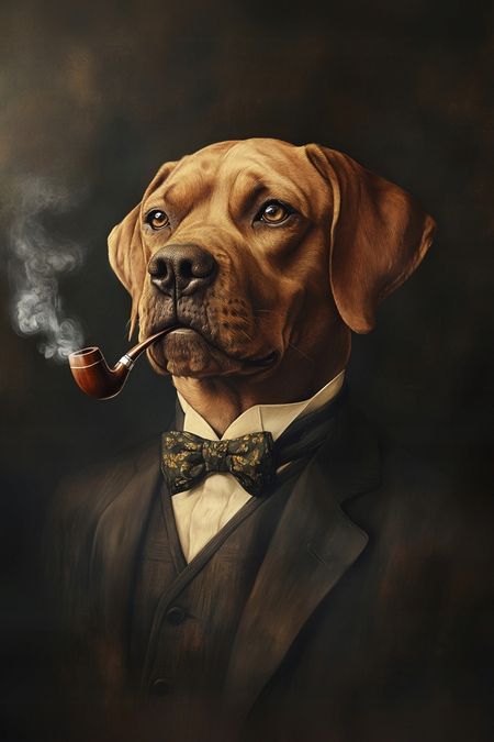 Obraz na płótnie canvas - Dżentelmen z mokrym nosem ☺️