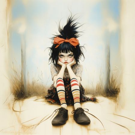 Obraz na płótnie canvas - Wkurzona Małgośka ☺