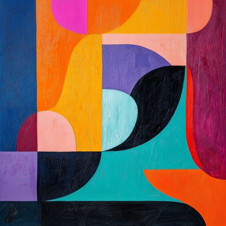 Obraz na płótnie canvas - Kolorowy zawrót głowy