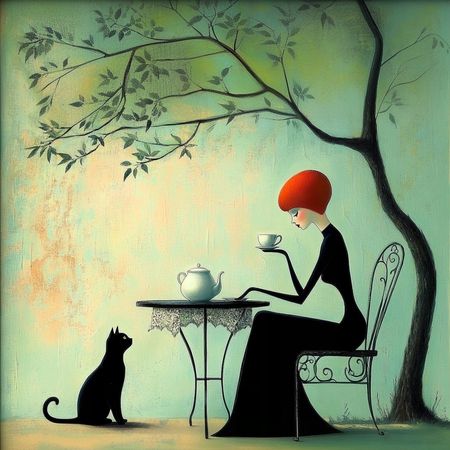 Obraz na płótnie canvas - Kawa w dobrym towarzystwie ☺