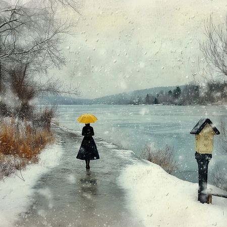 Obraz na płótnie canvas - Zimowa przechadzka