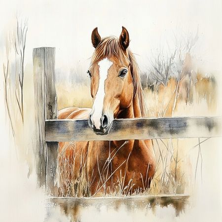 Obraz na płótnie canvas - Kasztanek