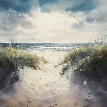 Obraz na płótnie canvas - Ścieżka na plażę