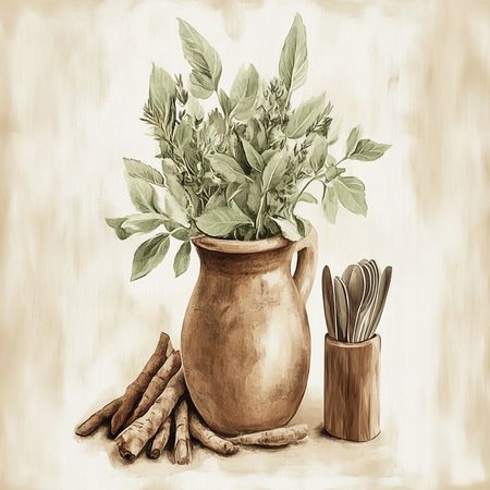 Obraz na płótnie canvas - Niezłe ziółka