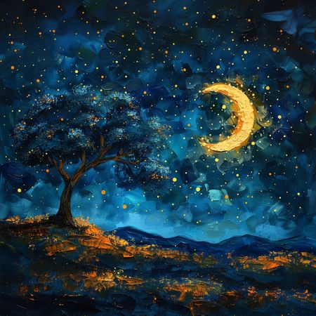 Obraz na płótnie canvas - Noc na Ziemi