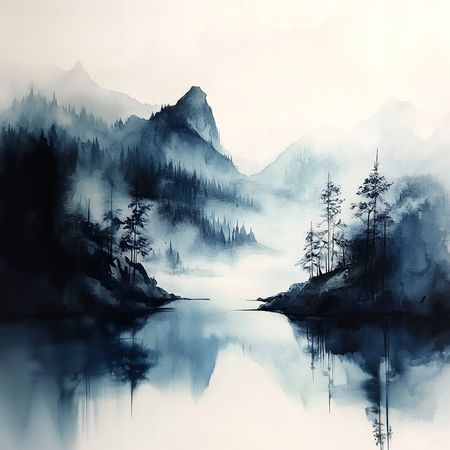 Obraz na płótnie canvas - Krajobraz górski