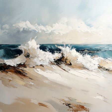 Obraz na płótnie canvas - Wysoka fala