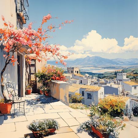 Obraz na płótnie canvas - W hiszpańskim słońcu