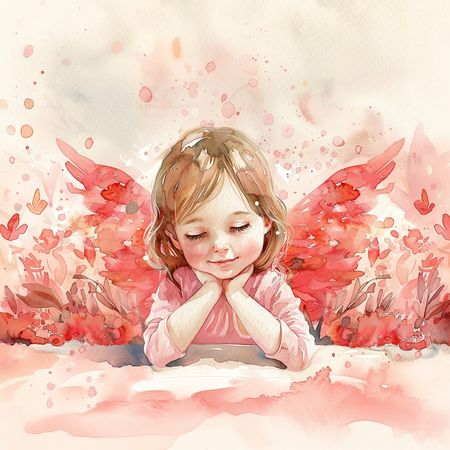 Obraz na płótnie canvas - Aniołek