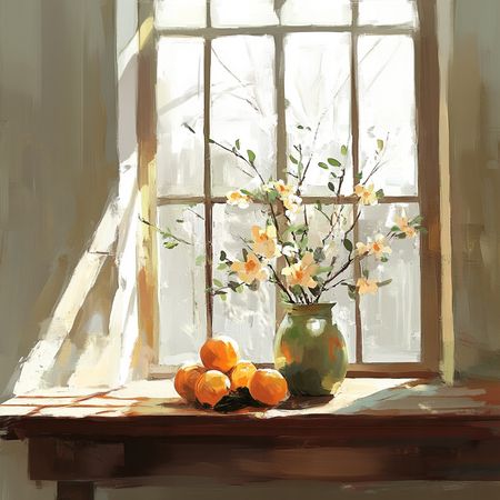 Obraz na płótnie canvas - Okno na wiosnę