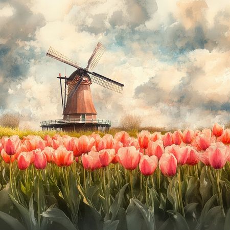 Obraz na płótnie canvas - Wszystkie kwiaty Holandii