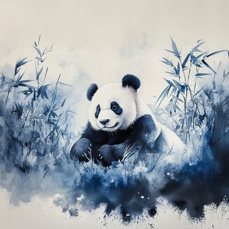 Obraz na płótnie canvas - Misiek panda
