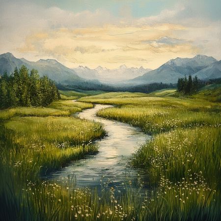 Obraz na płótnie canvas - Wiosenny widoczek