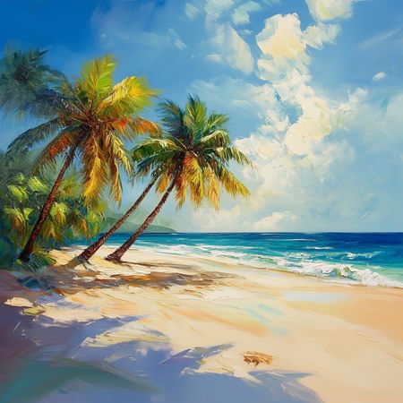 Obraz na płótnie canvas - Egzotyczna plaża