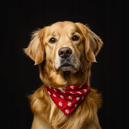 Obraz na płótnie canvas - Portret goldena